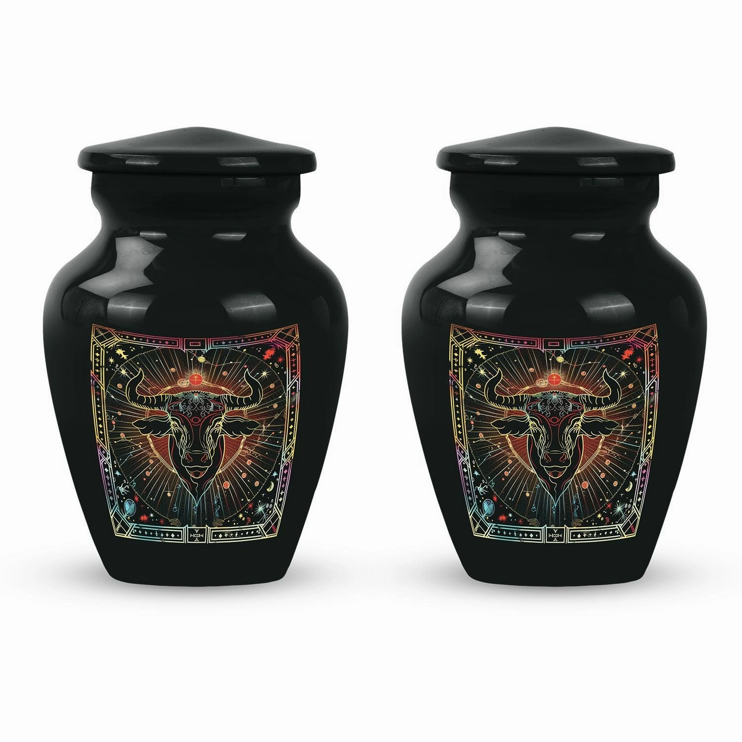 Zodiac Symbolic Burial Urn - Memorial Tribute for Loved Ones